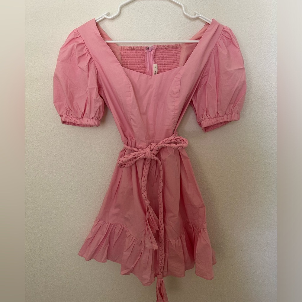 The Impeccable Pig Pink Rope Dress